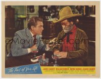 7p909 TIME OF YOUR LIFE LC #7 1947 cool image of James Cagney handing James Barton a gun!