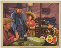 7p965 WILD & WOOLLY LC 1937 Jane Withers & Walter Brennan by cowboy playing solitaire!