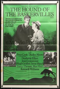 7r536 HOUND OF THE BASKERVILLES Aust 1sh 1978 Cook as Sherlock Holmes, Dudley Moore as Dr. Watson!