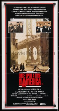 7r855 ONCE UPON A TIME IN AMERICA Aust daybill 1984 Robert De Niro, directed by Sergio Leone!