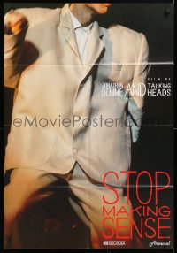 7r278 STOP MAKING SENSE German 1984 Jonathan Demme, Talking Heads, close-up of David Byrne's suit!