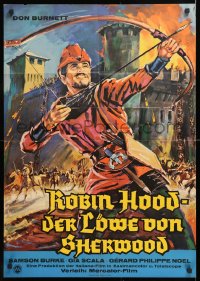 7r284 TRIUMPH OF ROBIN HOOD German 1965 Don Burnett, Gia Scala, directed by Umberto Lenzi!