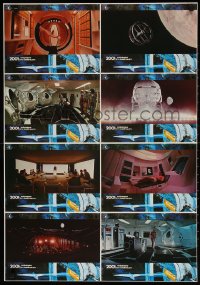 7r015 2001: A SPACE ODYSSEY German LC poster R1980s Stanley Kubrick, border art by Bob McCall!