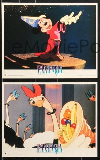 7r469 FANTASIA 6 French LCs R1990 Mickey Mouse & others, Disney musical cartoon classic!