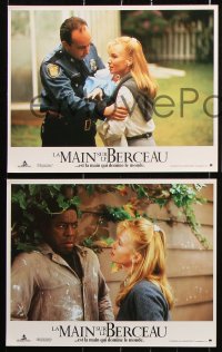 7r398 HAND THAT ROCKS THE CRADLE 8 French LCs 1992 directed by Curtis Hanson, bad Rebecca De Mornay