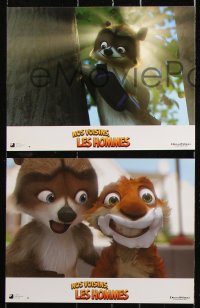 7r380 OVER THE HEDGE 8 French LCs 2006 cool DreamWorks animal cartoon adventure comedy!