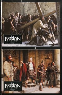 7r451 PASSION OF THE CHRIST 6 French LCs 2004 directed by Mel Gibson, James Caviezel, Bellucci!