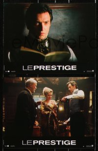 7r449 PRESTIGE 6 French LCs 2006 magicians Hugh Jackman & Christian Bale, sexy Scarlett Johansson