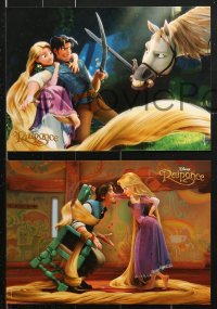 7r439 TANGLED 6 French LCs 2010 Walt Disney, Mandy Moore, completely different images!