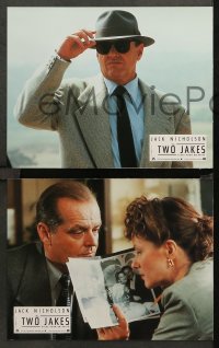 7r304 TWO JAKES 12 French LCs 1991 cool images of Jack Nicholson, sexy Madeleine Stowe!