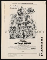7s060 ANIMAL HOUSE pressbook 1978 John Belushi, John Landis fraternity classic, Meyerowitz art!