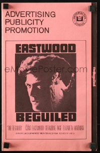 7s085 BEGUILED pressbook 1971 Clint Eastwood & Geraldine Page, directed by Don Siegel!