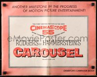 7s128 CAROUSEL pressbook 1956 Shirley Jones, Gordon MacRae, Rodgers & Hammerstein musical!