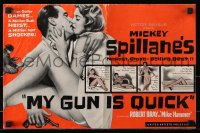 7s378 MY GUN IS QUICK pressbook 1957 Mickey Spillane, introducing Robert Bray as Mike Hammer!