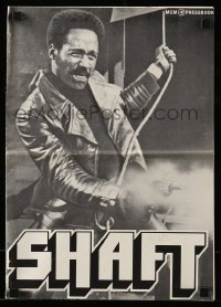 7s485 SHAFT pressbook 1971 Richard Roundtree is hotter than Bond, cooler than Bullitt!