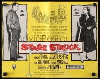 7s505 STAGE STRUCK pressbook 1958 star maker Henry Fonda & starry-eyed unknown Susan Strasberg!