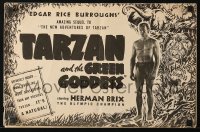 7s525 TARZAN & THE GREEN GODDESS pressbook 1938 great images of Herman Brix, The Olympic Champion!