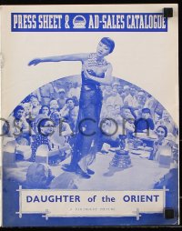 7s008 DAUGHTER OF SHANGHAI English pressbook 1937 Anna May Wong, Daughter of the Orient, Crabbe