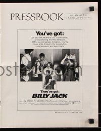 7s096 BILLY JACK pressbook 1971 Tom Laughlin, Delores Taylor, most unusual boxoffice success ever!