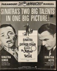 7s290 JOKER IS WILD pressbook 1957 Frank Sinatra as Joe E. Lewis, sexy Mitzi Gaynor, Jeanne Crain!