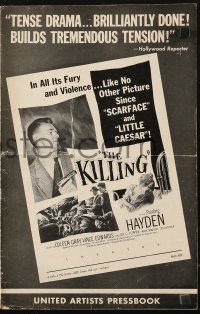 7s298 KILLING pressbook 1956 Sterling Hayden, sexy Marie Windsor, directed by Stanley Kubrick