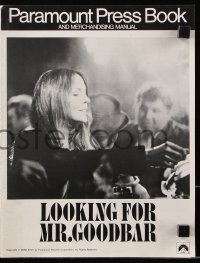 7s327 LOOKING FOR MR. GOODBAR pressbook 1977 Diane Keaton, directed by Richard Brooks!