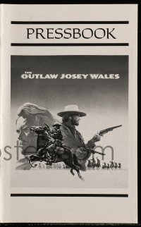 7s404 OUTLAW JOSEY WALES pressbook 1976 director & star Clint Eastwood is an army of one!