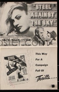 7s509 STEEL AGAINST THE SKY pressbook 1941 sexy Alexis Smith, Lloyd Nolan, Craig Stevens, Lockhart