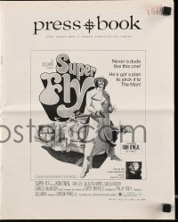 7s516 SUPER FLY pressbook 1972 bad dude Ron O'Neal has a plan to stick it to The Man!