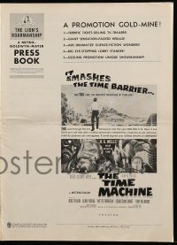 7s551 TIME MACHINE pressbook 1960 H.G. Wells, George Pal, great sci-fi images & art!