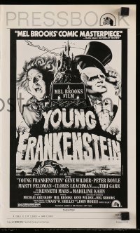 7s604 YOUNG FRANKENSTEIN pressbook 1974 Mel Brooks, art of Gene Wilder, Peter Boyle & Marty Feldman