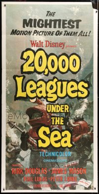 7t165 20,000 LEAGUES UNDER THE SEA 3sh R1971 Jules Verne classic, wonderful art of deep sea divers!