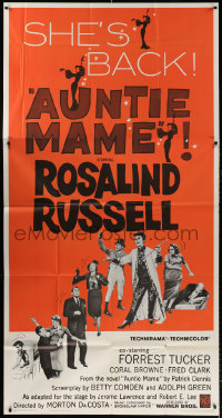 7t175 AUNTIE MAME 3sh R1963 classic Rosalind Russell family comedy from play and novel!