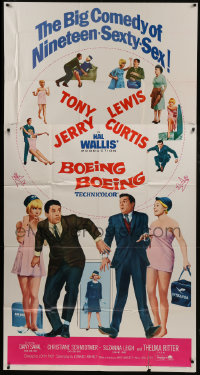 7t188 BOEING BOEING 3sh 1965 Tony Curtis & Jerry Lewis in the big comedy of nineteen sexty-sex!