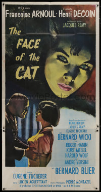 7t195 CAT 3sh R1960s Henri Decoin's La Chatte, Francoise Arnoul, The Face of the Cat!