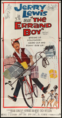 7t219 ERRAND BOY 3sh 1962 screwball Jerry Lewis breaks up Hollywood inside-out & funny-side up!