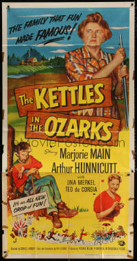 7t262 KETTLES IN THE OZARKS 3sh 1956 Marjorie Main as Ma brews up a roaring riot in the hills!