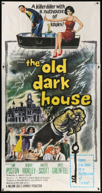 7t299 OLD DARK HOUSE 3sh 1963 William Castle's killer-diller with a nuthouse of kooks!