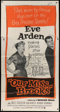 7t305 OUR MISS BROOKS 3sh 1956 hilarious school teacher Eve Arden is making passes after classes!