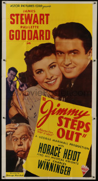 7t312 POT O' GOLD 3sh R1946 romantic c/u of James Stewart & Paulette Goddard, Jimmy Steps Out!