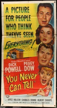 7t378 YOU NEVER CAN TELL 3sh 1951 Dick Powell is a reincarnated dog who inherited a fortune!