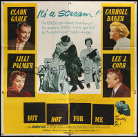 7t056 BUT NOT FOR ME 6sh 1959 Clark Gable, Carroll Baker, Lilli Palmer, Lee J. Cobb, ultra rare!