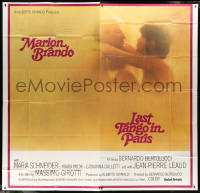 7t076 LAST TANGO IN PARIS int'l 6sh 1973 Marlon Brando, naked Maria Schneider, Bernardo Bertolucci