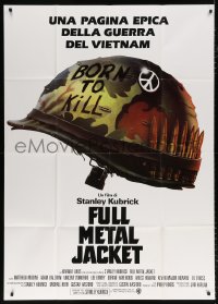 7t772 FULL METAL JACKET Italian 1p 1987 Stanley Kubrick Vietnam War movie, Philip Castle art!