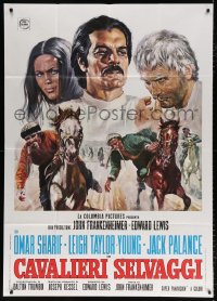 7t747 HORSEMEN Italian 1p 1971 John Frankenheimer directed, Omar Sharif, Jack Palance, Mos art!