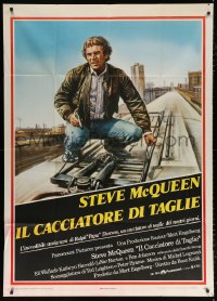 7t741 HUNTER Italian 1p 1980 different Enzo Sciotti art of bounty hunter Steve McQueen!