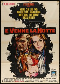 7t739 HURRY SUNDOWN Italian 1p 1967 Otto Preminger, different art of Michael Caine & Jane Fonda!