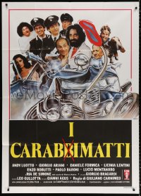 7t737 I CARABBIMATTI Italian 1p 1981 Enzio Sciotti art of Andy Luotto, Giorgio Ariani & cast, rare!