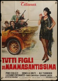 7t726 ITALIAN GRAFFITI Italian 1p 1973 Italian spoof comedy about the Roaring Twenties, great art!