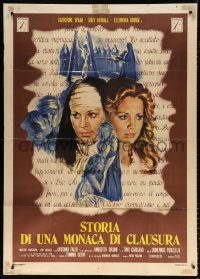 7t574 UNHOLY CONVENT Italian 1p 1973 cool Ezio Tarantelli art of abused nun Catherine Spaak!